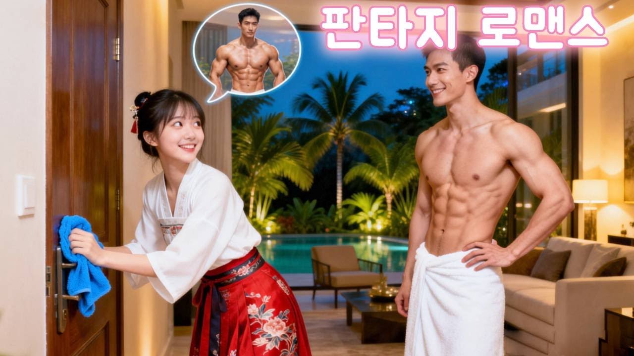 모든 여종업원들은 CEO에게 공손하게 대했지만, 불쌍한 하녀는 그가 목욕하는 모습을 훔쳐보았고, 거기서 사랑이 싹텄다!