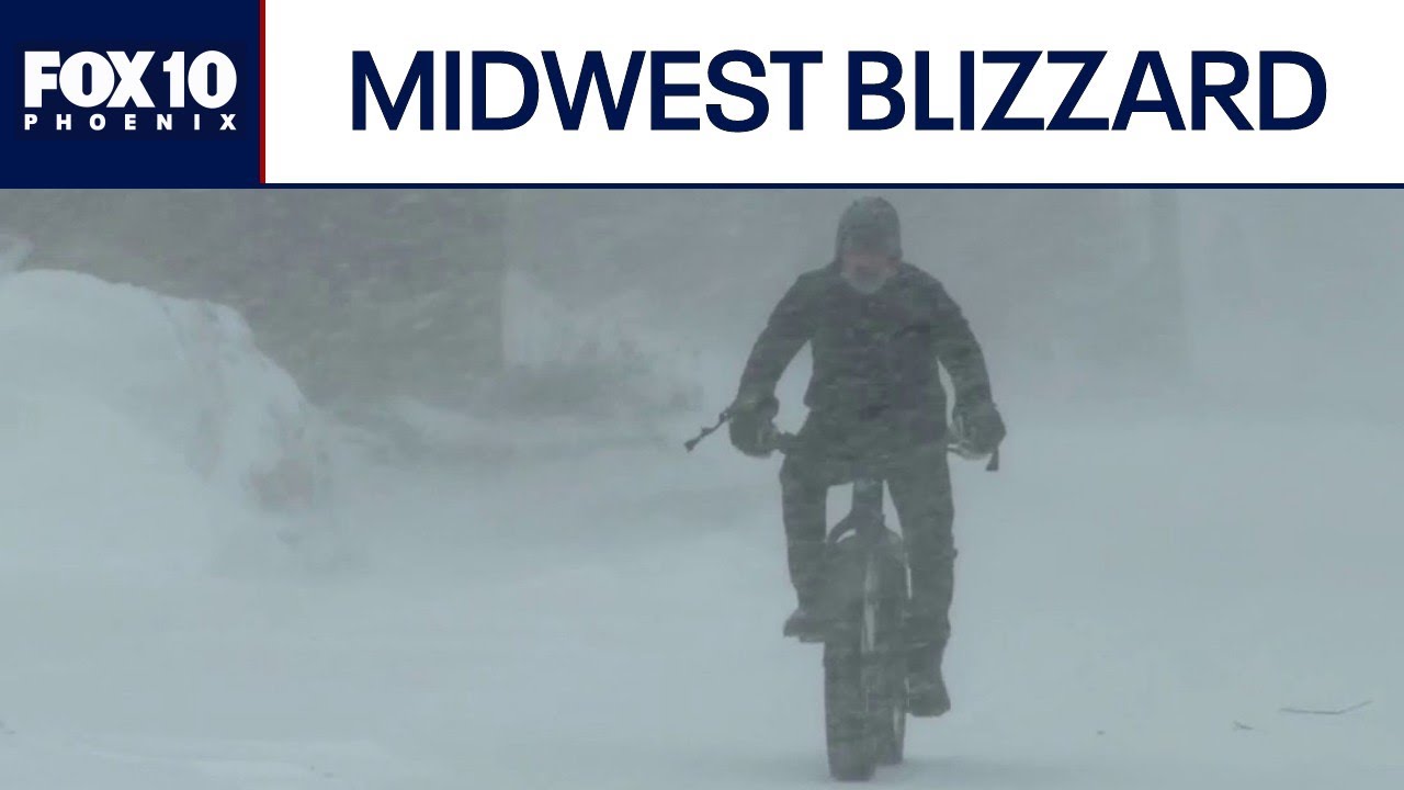 Heavy snow, blizzard conditions in Midwest | FOX 10 Phoenix