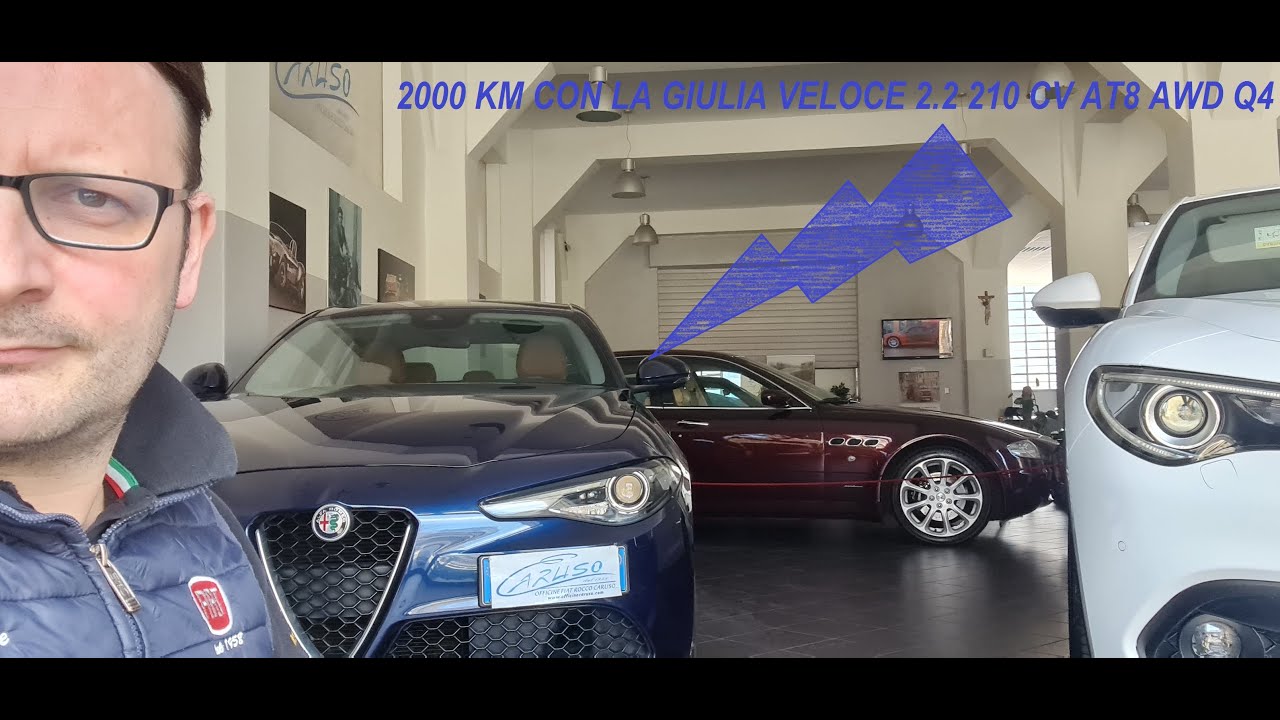 2000 KM CON LA GIULIA VELOCE 2.2 210 CV AT8 AWD Q4  By Officinecaruso