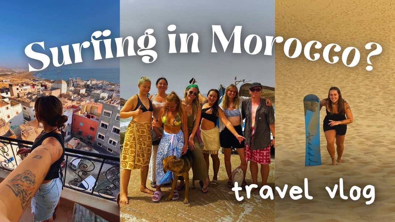 A day at a surf camp in Taghazout, Morocco's coolest beach town - travel vlog