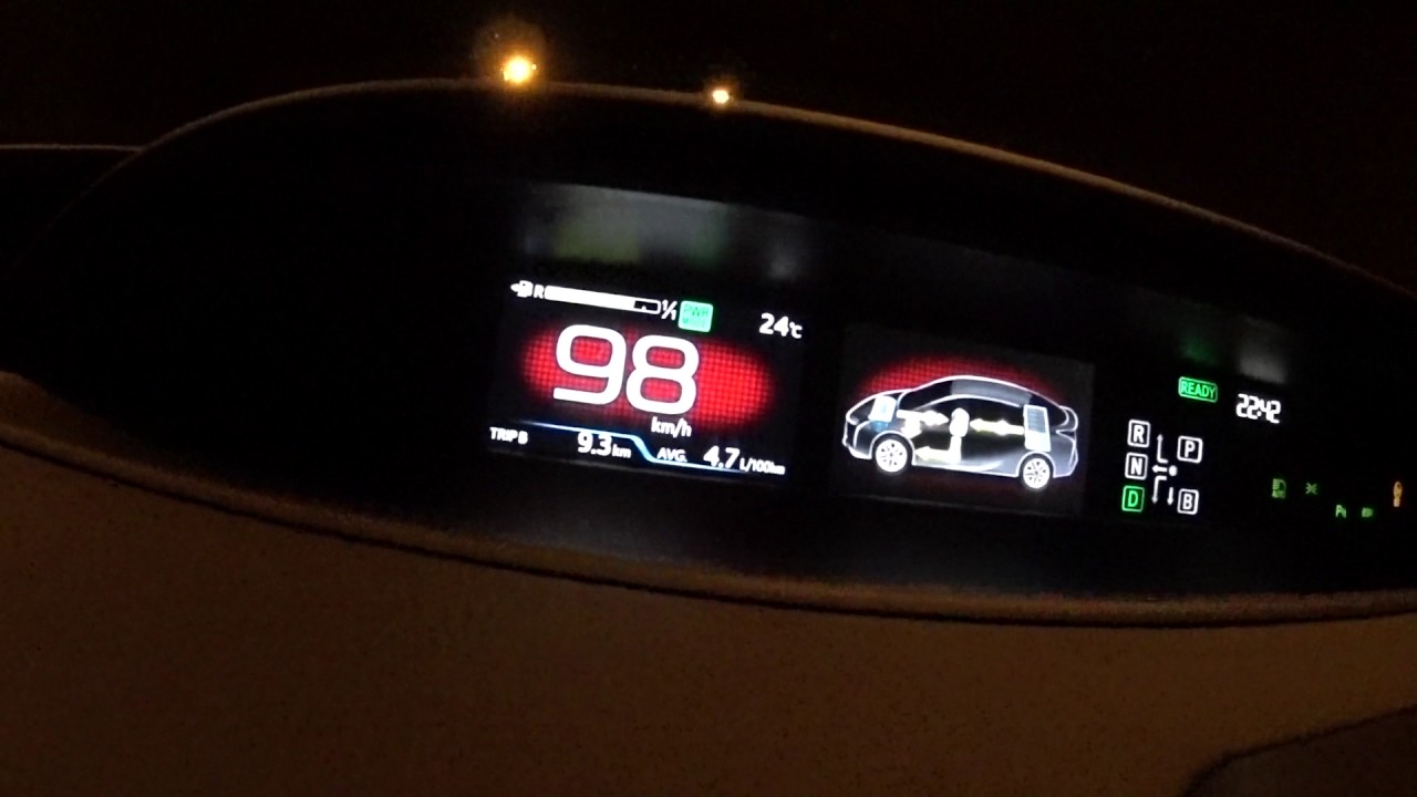 2017 Toyota Prius Hybrid  0-100 acceleration test przyspieszenie