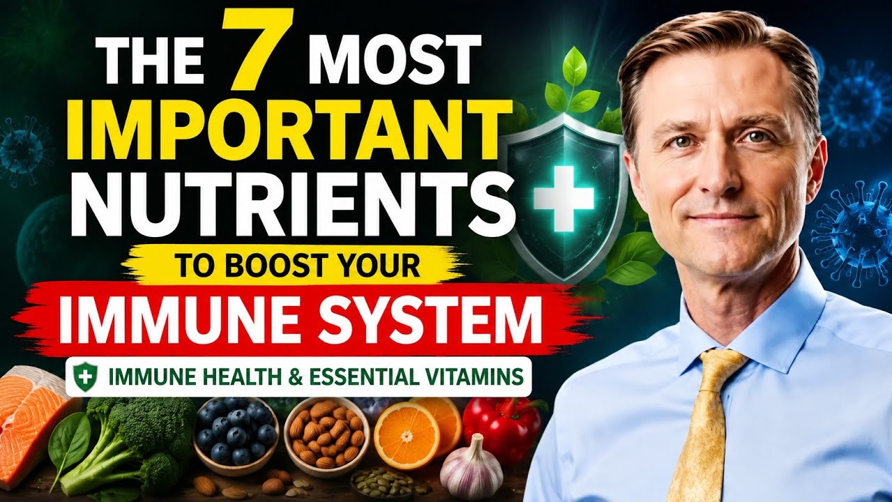 🚨 The 7 Most Important Nutrients to Boost Your Immune System Naturally | Immune Health & Essential