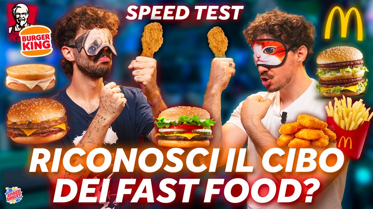 Riconosci il CIBO dei FAST FOOD? - Speed Test