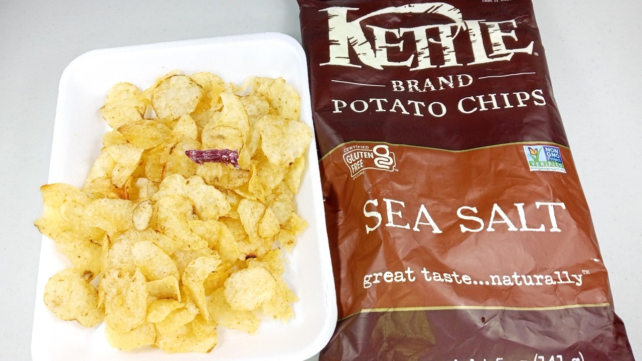 Unboxin Doxin - Kettle Brand Potato Chips, Sea Salt Flavor