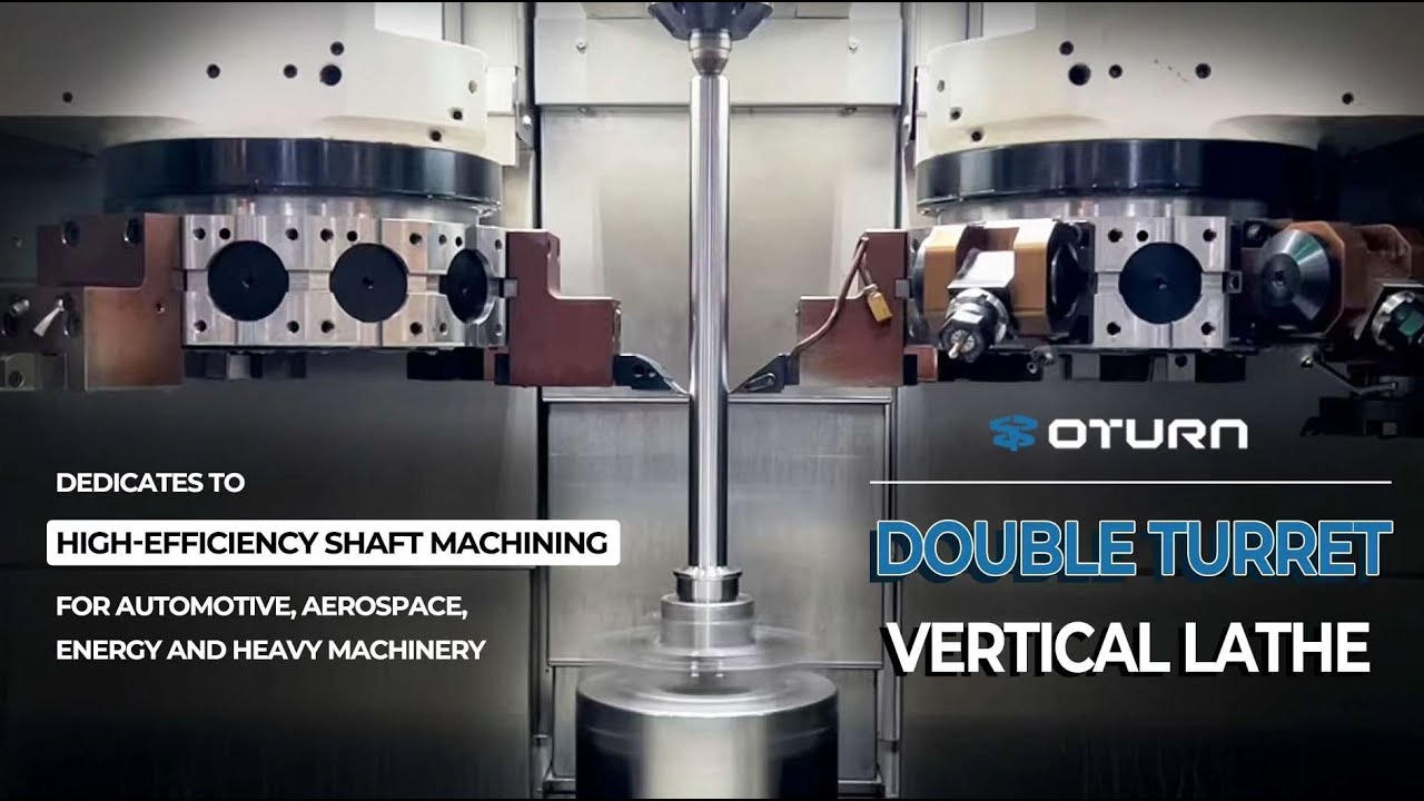 Double-Turret CNC Vertical Lathe — Revolutionizing Shaft Machining Efficiency 