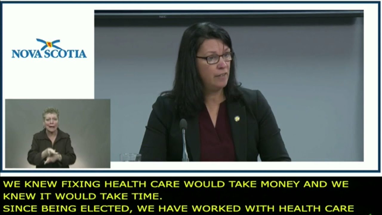 Nova Scotia health minister announces initiative to improve emergency care &ndash; January 18, 2023