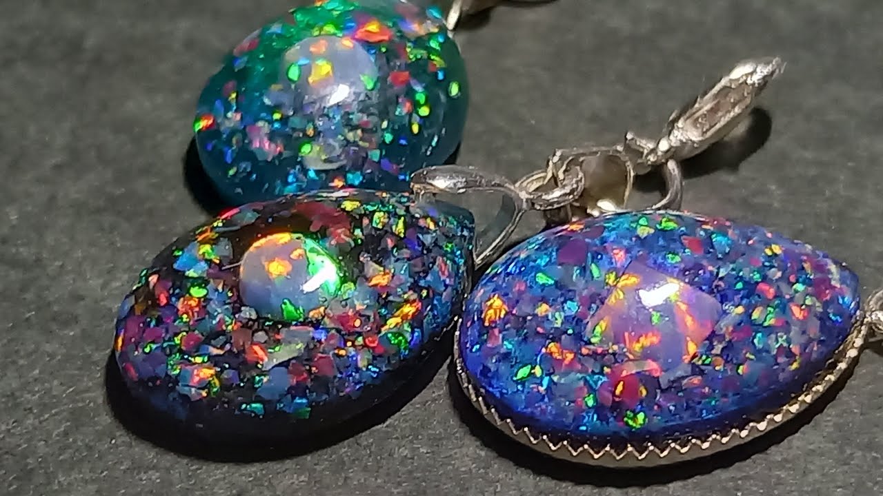 UVレジン 京都オパールフレークでマスクチャーム作ってみた resin
