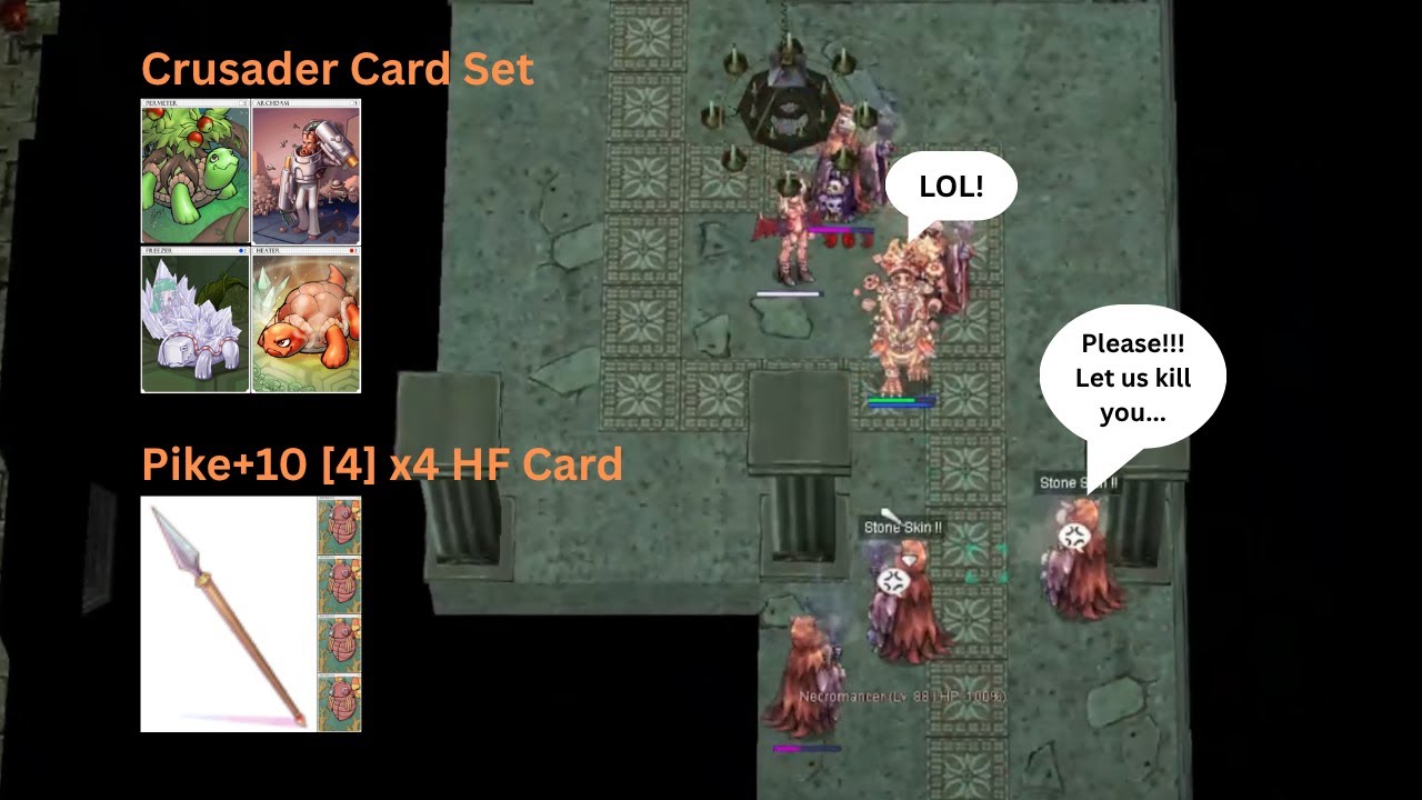 Paladin Grand Cross Build - Crusader Card Set - Abbey Farming Easy Mode