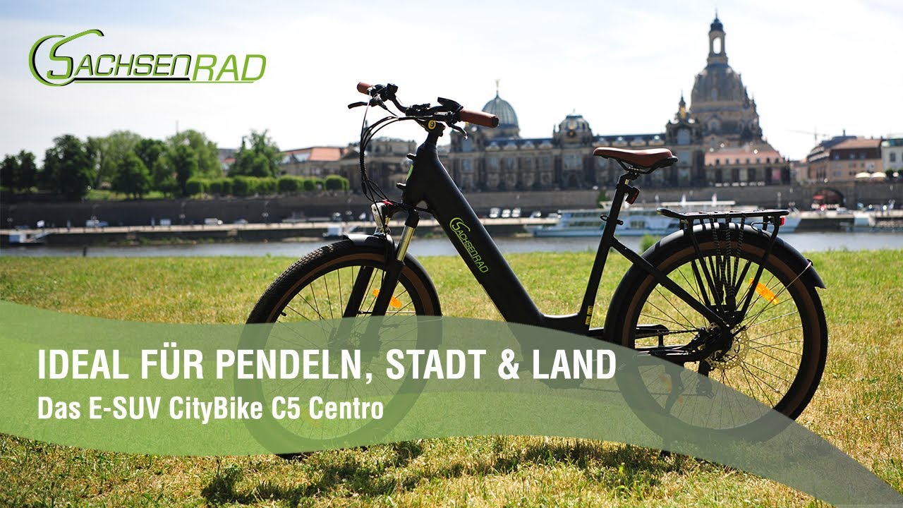 SachsenRAD E-SUV CityBike C5 Centro mit Diebstahlsicherung