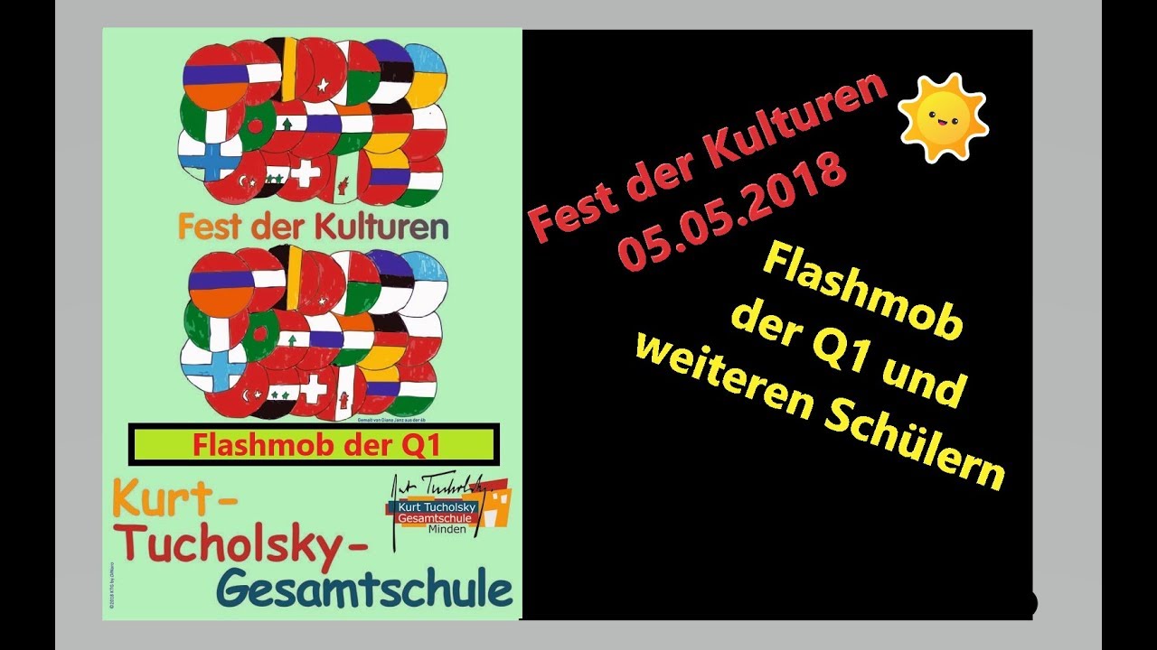 Flashmob der Q1 | Fest der Kulturen 2018 | KTG Minden