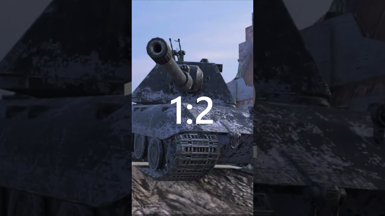 WZ-113 VS E 100 | World of Tanks Blitz #shorts