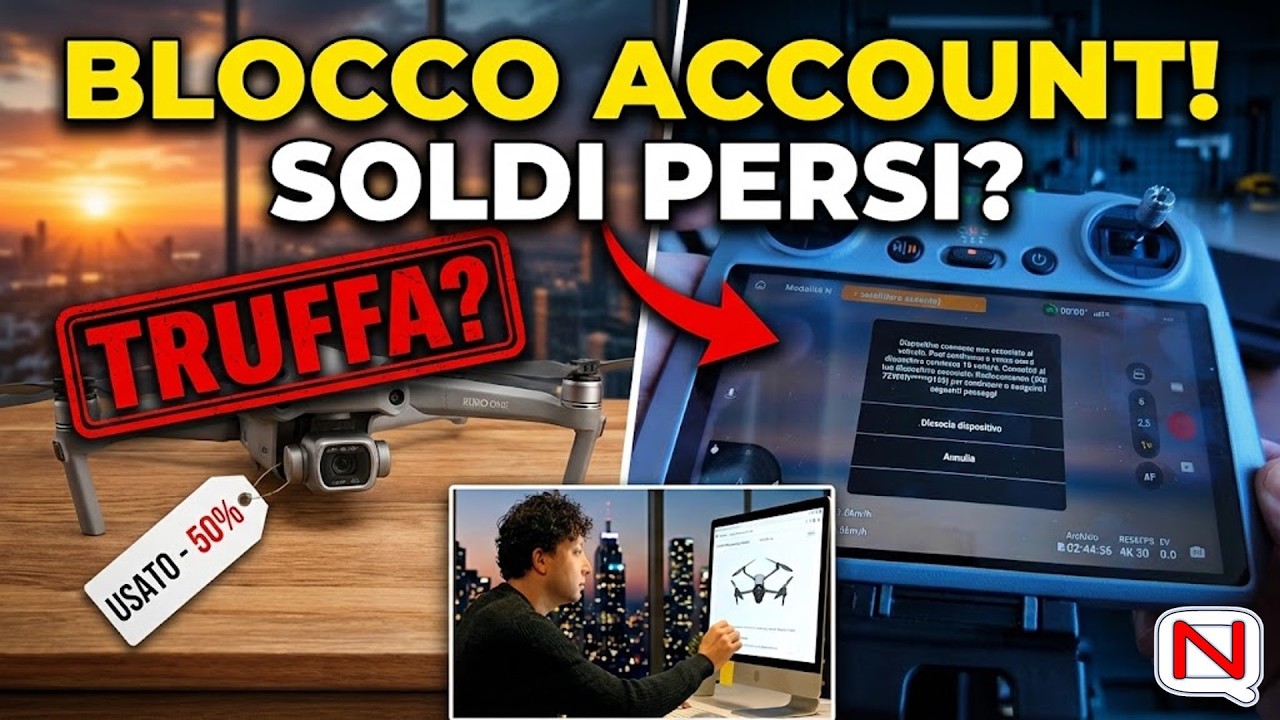 Droni DJI Usati o Rubati: La Verità sul Blocco Account