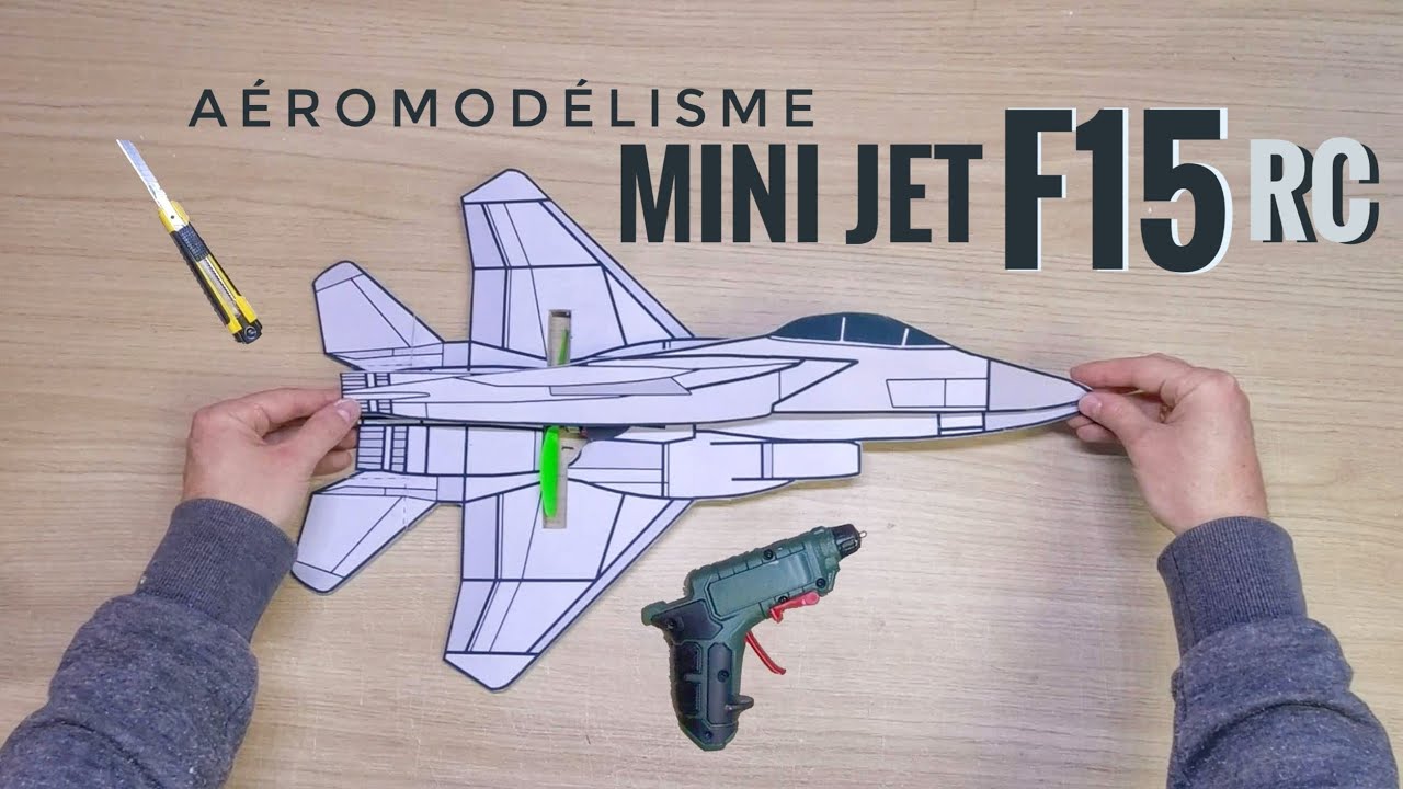 Fabrique un Mini F15 eagle  télécommandé - Construction débutant aéromodélisme