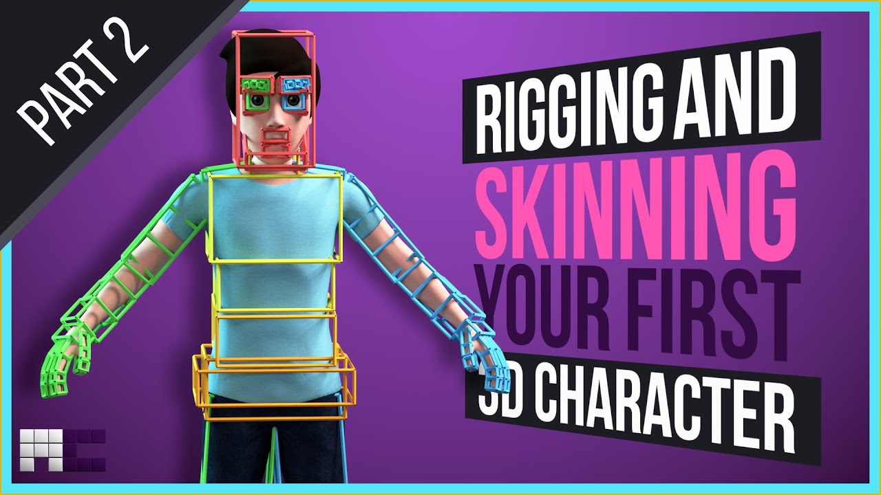 Your First 3D Character - Rigging Head and Arms - 3ds Max CAT (Part 2/7)