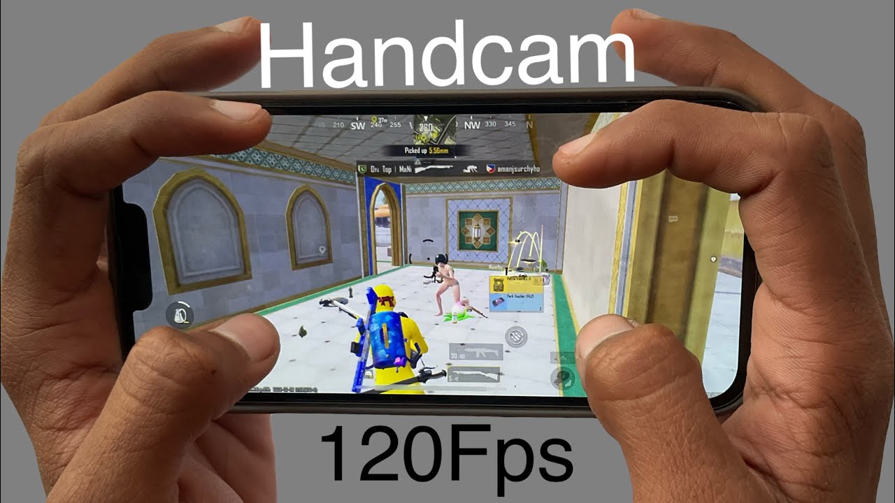 iPhone 13 Pro 120Fps Handcam Test Smooth Gameplay in PubgMobile