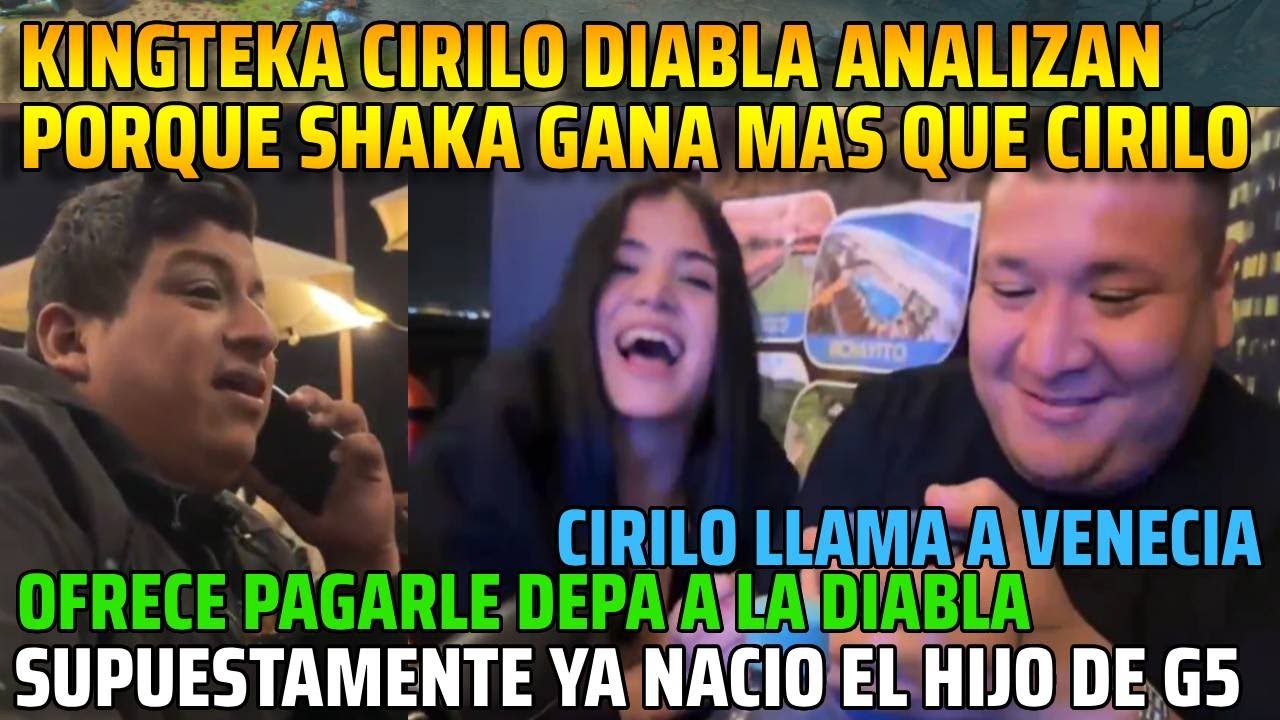 😂KINGTEKA CIRILO DIABLA ANALIZAN PORQUE SHAKA GANA MAS QUE CIRILO EN VIAJES😂😂YA NACIO EL HIJO DE G5😂