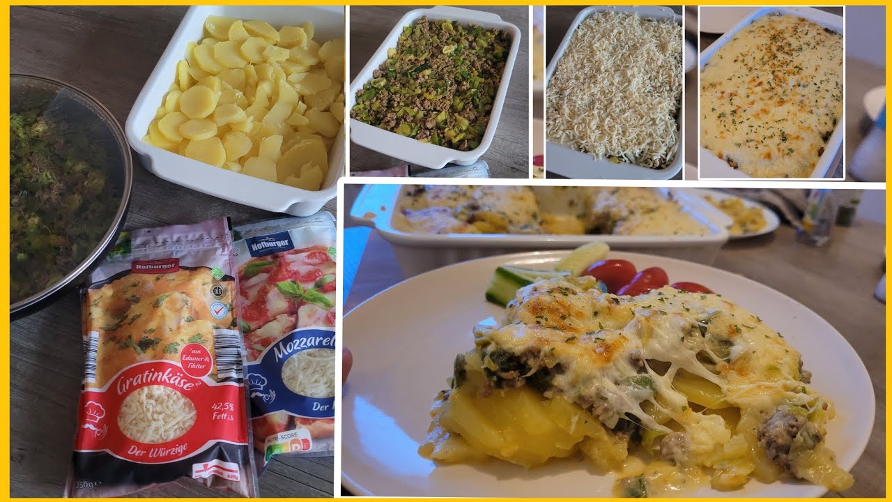 AARDAPPEL PREI OVENSCHOTEL | SCHOTEL | AUFLAUF MIT PORREE | GRATIN | RECEPTEN OUM YOUNES #230