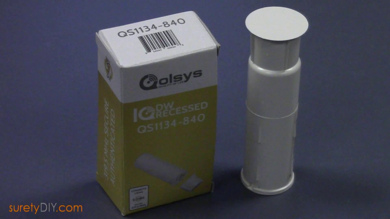 How to Pair a Qolsys S-Line Recessed DW Sensor with an IQ Panel 2