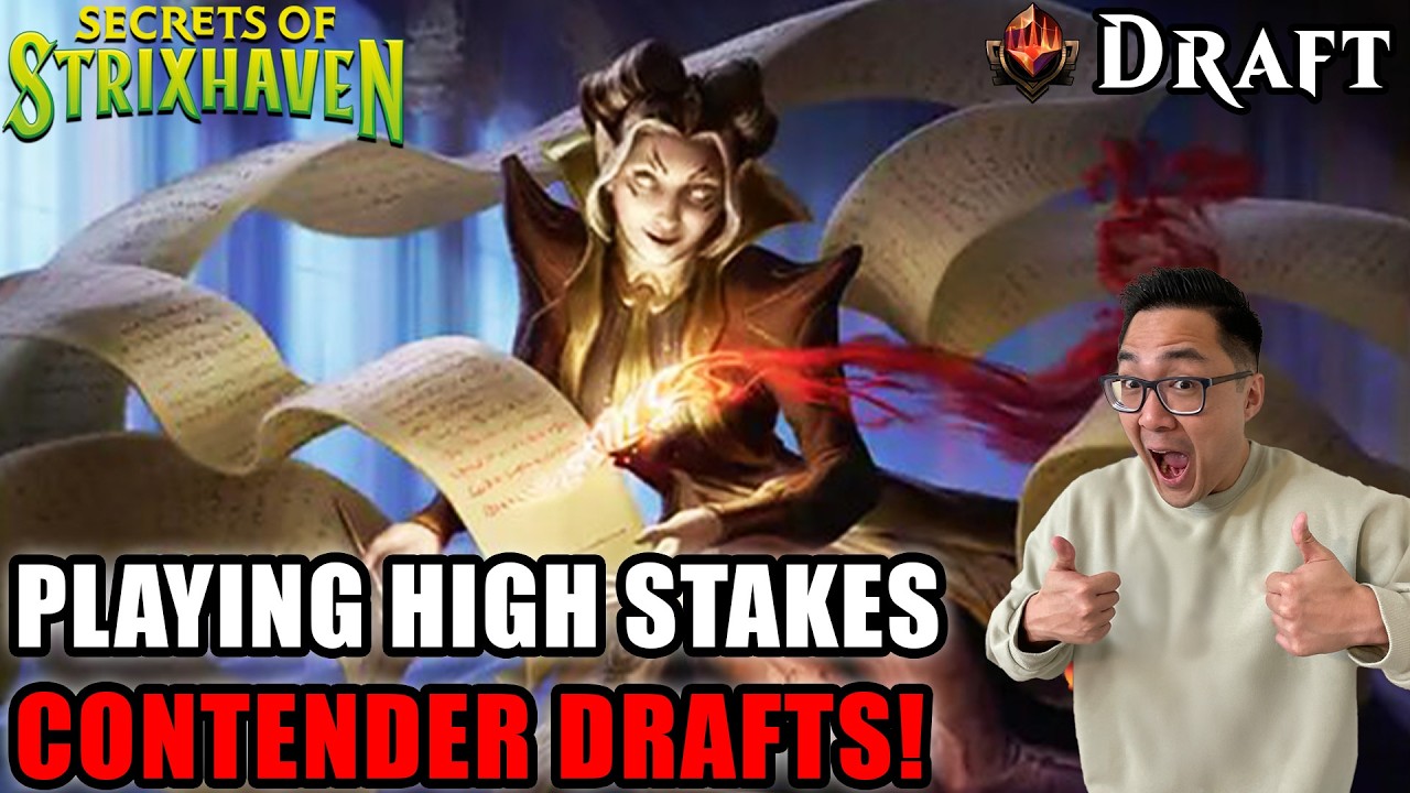 Playing High Stakes Contender Drafts! | Secrets Of Strixhaven Contender Draft | MTG Arena