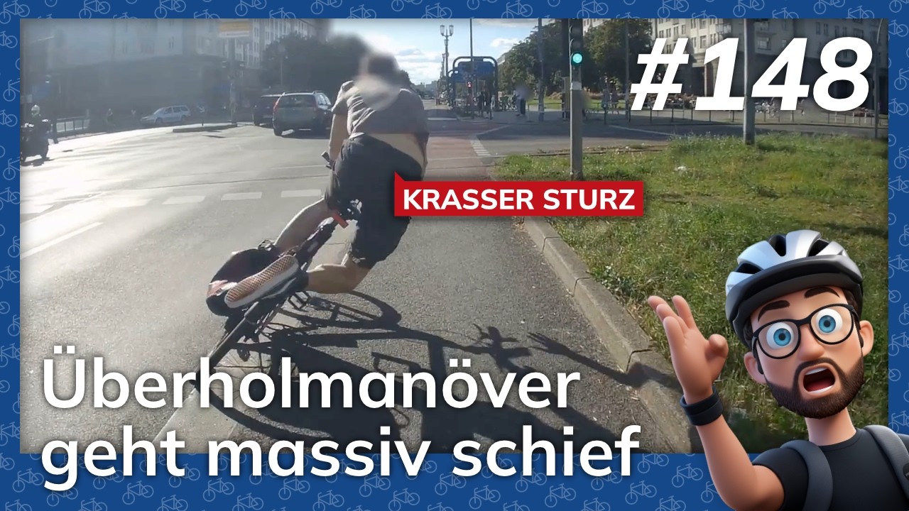 Wiederholungst&auml;ter, Vorrang und wilde Man&ouml;ver bis zum Unfall &ndash; Berlin Cycling Diary #148