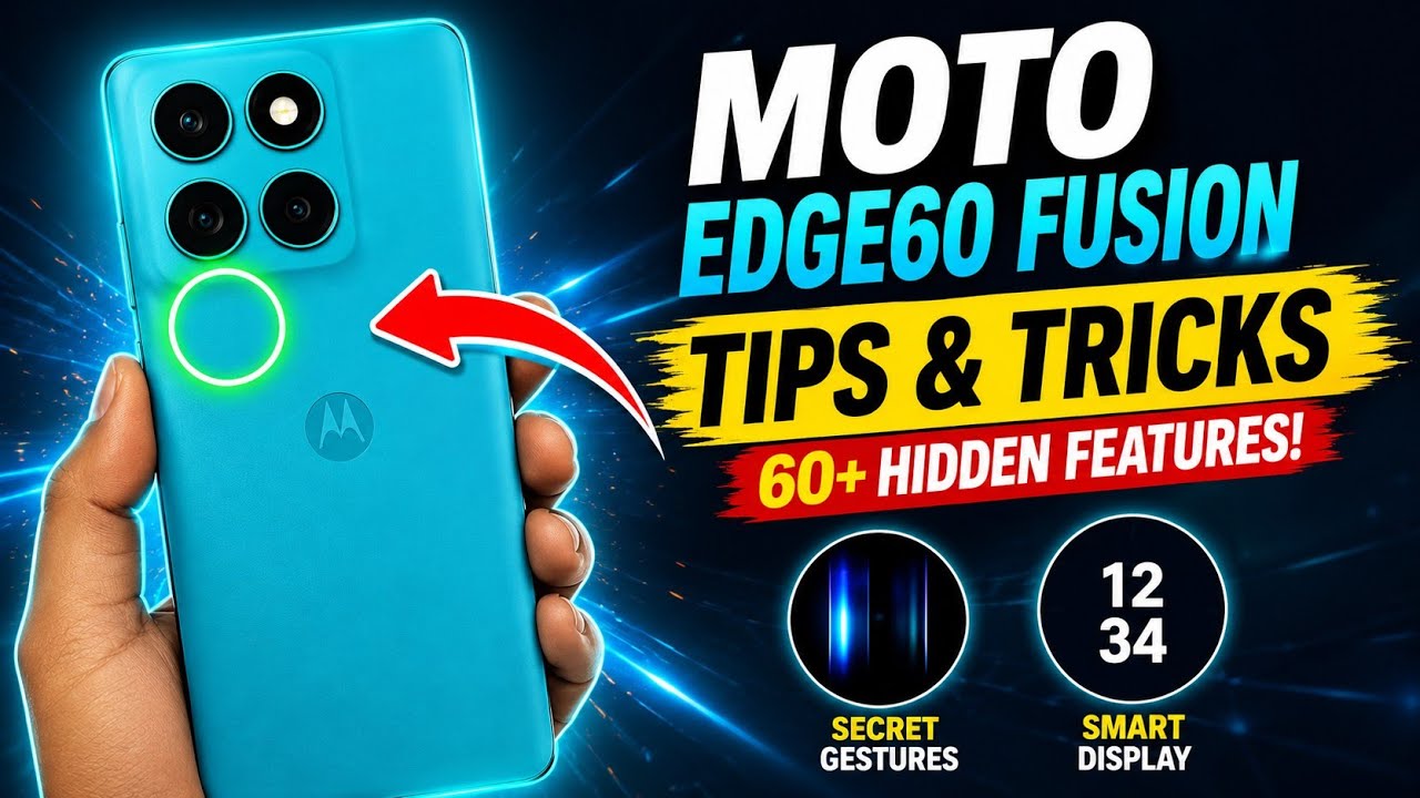 👉 Moto Edge 60 Fusion Tips & Tricks | Hidden Features | Top 50+ Secret Settings | Best Features