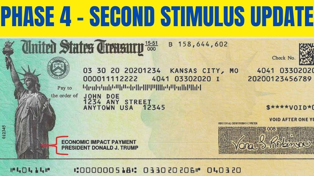 Phase 4 - SECOND Stimulus Check UPDATE (REALISTIC)