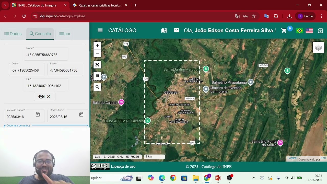 Aula 15   Baixando Imagens de Satelite
