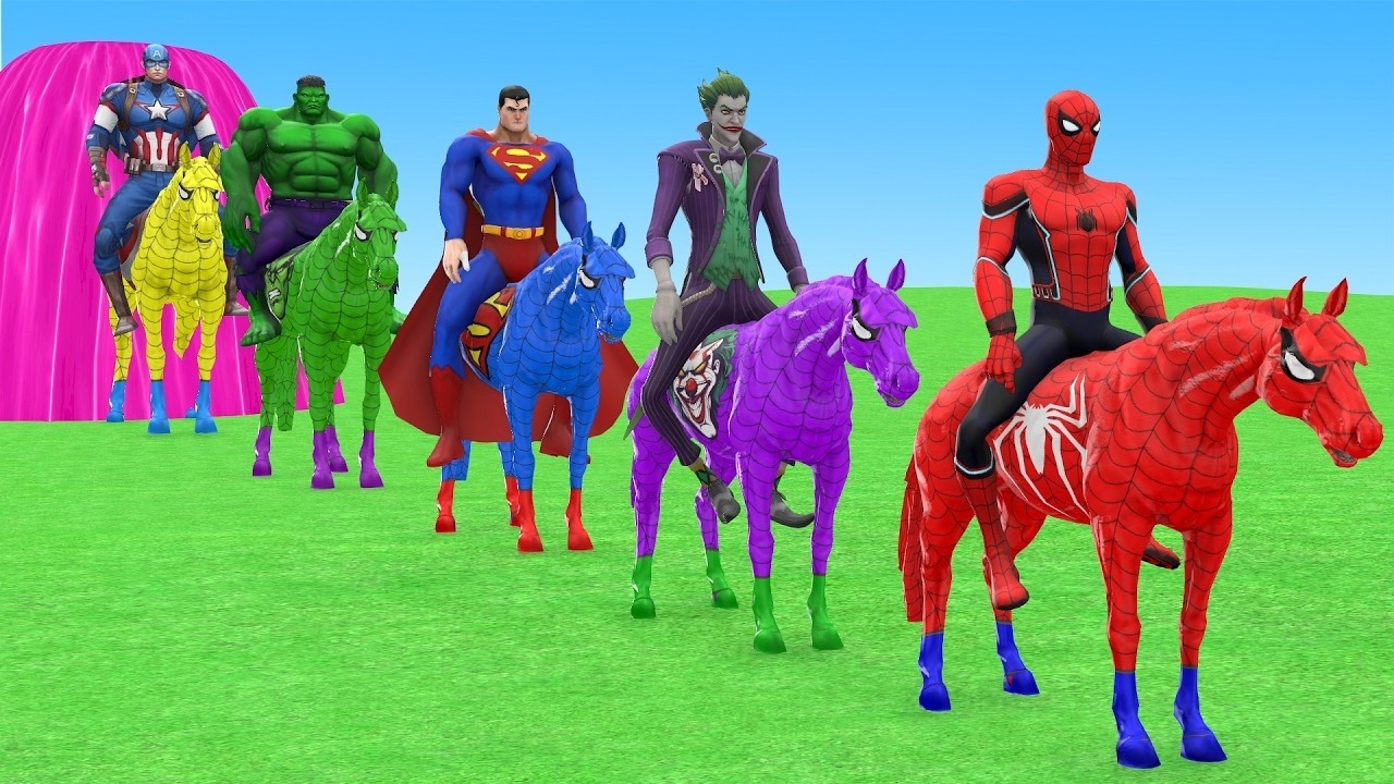 Long Slide Game With Cow Elephant Gorilla Hippopotamus Tiger 3d Animal Game Funny 3d Animals