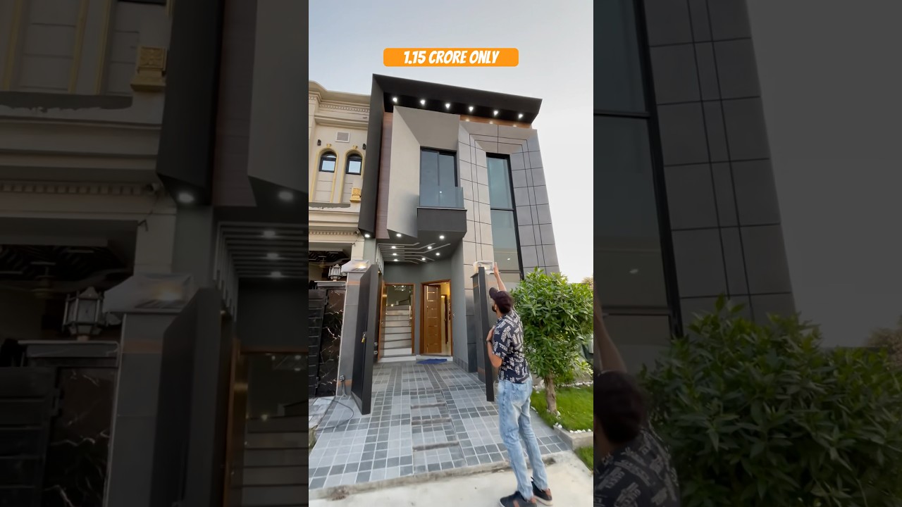3 Marla Designer House 🏠in Al Kabir Town Lahore #modrenhouse #interiordesign #houseforsale #foryou