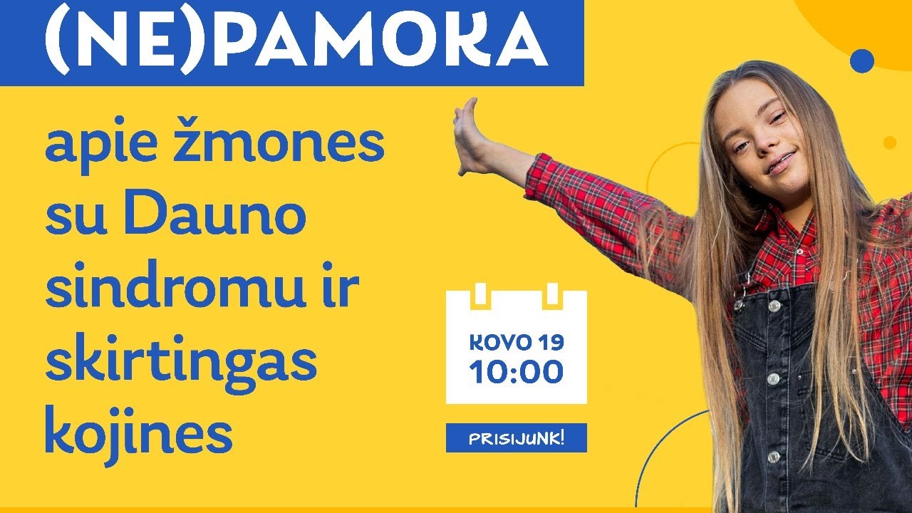 (Ne)pamoka apie žmones su Dauno sindromu ir skirtingas kojines