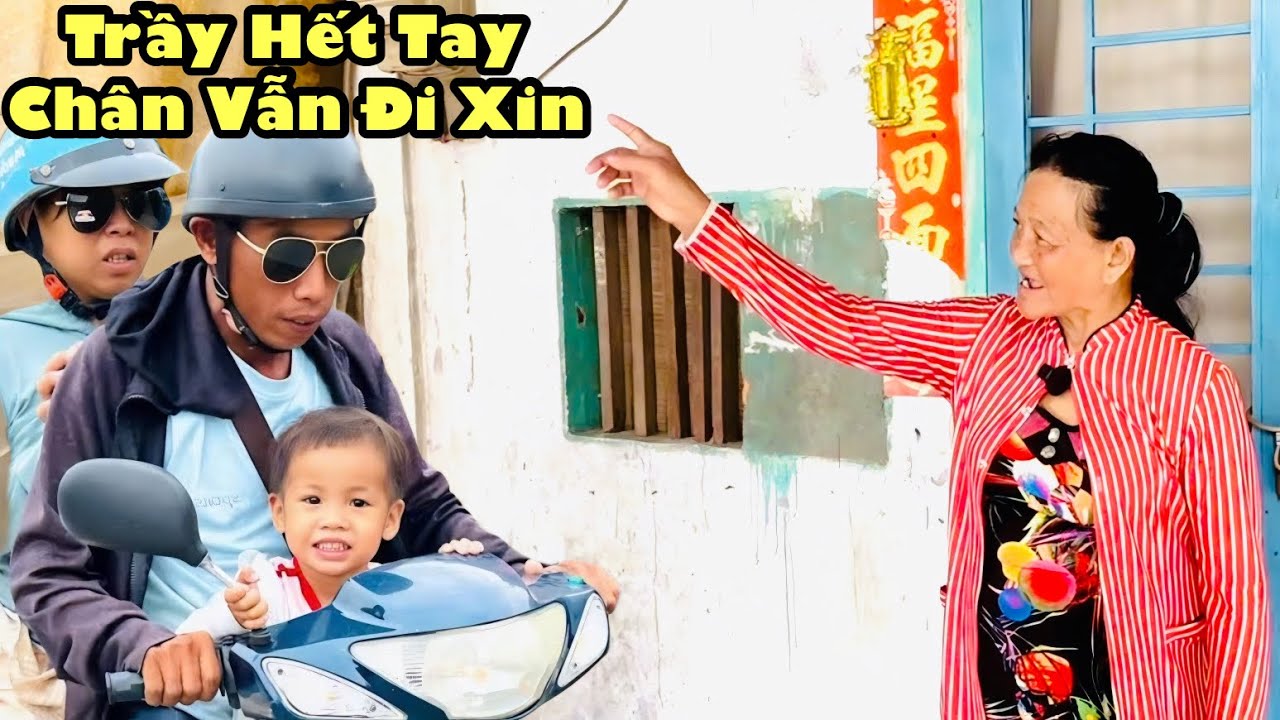 Tới công chuyện ngọc trầy xước hết tay chân lúc đi ăn xin nhưng thành vẫn tiếp tục đưa đi xin ăn