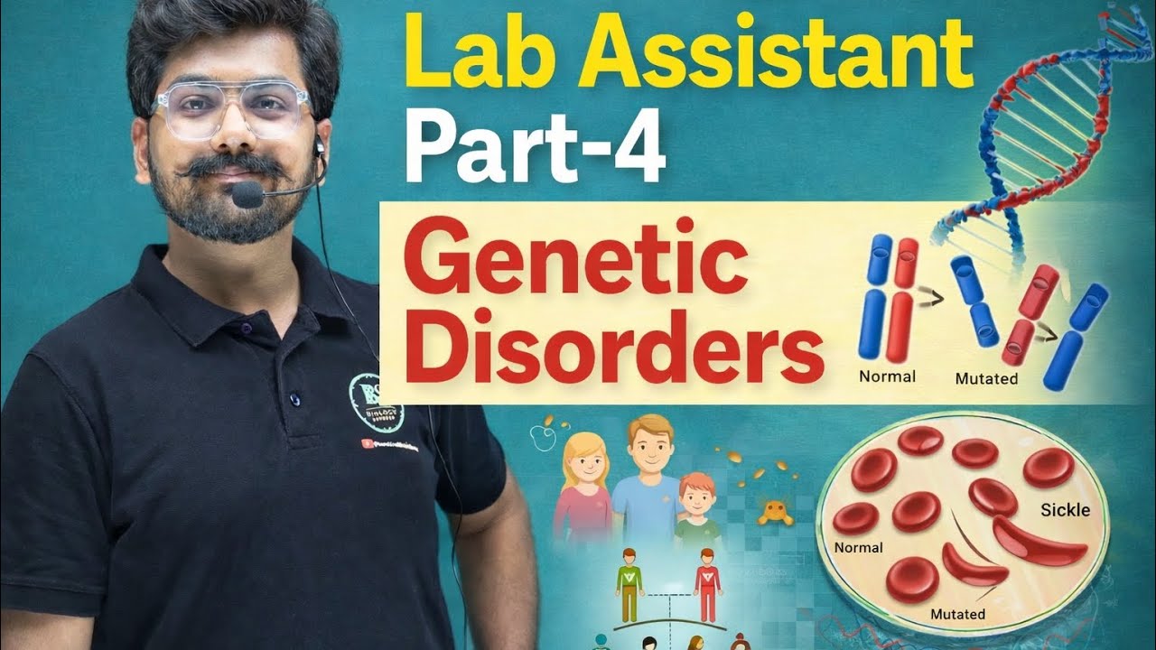Genetic Disorders Explained | Lab Assistant Biology Part-4 | Easy Trick