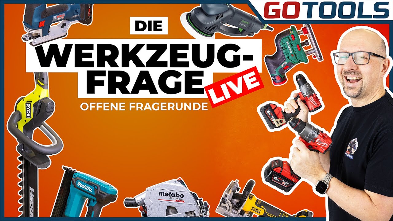 Werkzeug-Talk mit Sebastian: Live Q&A am 19.11., 17:30 Uhr