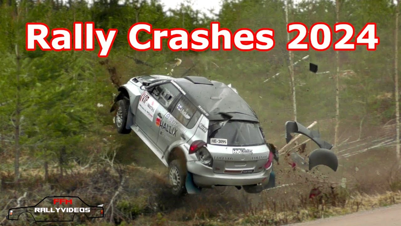 Rally Crashes 2024 Compilation / By: FFM Rallyvideos