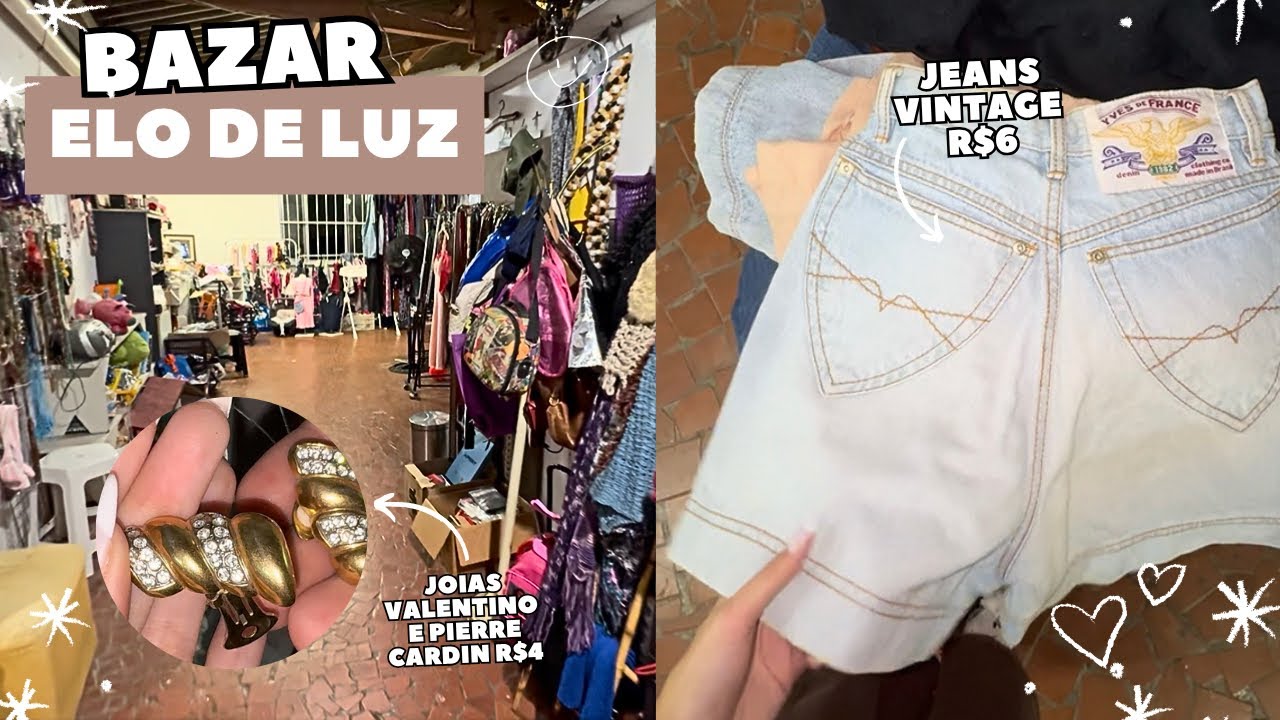 BAZAR ELO DE LUZ | tudo até R$15, peças vintages incríveis | melhores bazares/brechós de São Paulo