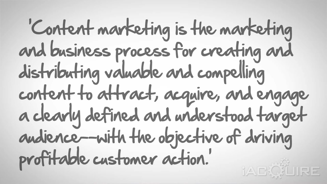 Epic Content Marketing: Intro, Ch. 1, & Ch. 2 - iAcquire Cliffs Notes Tuesday - 10.8.13