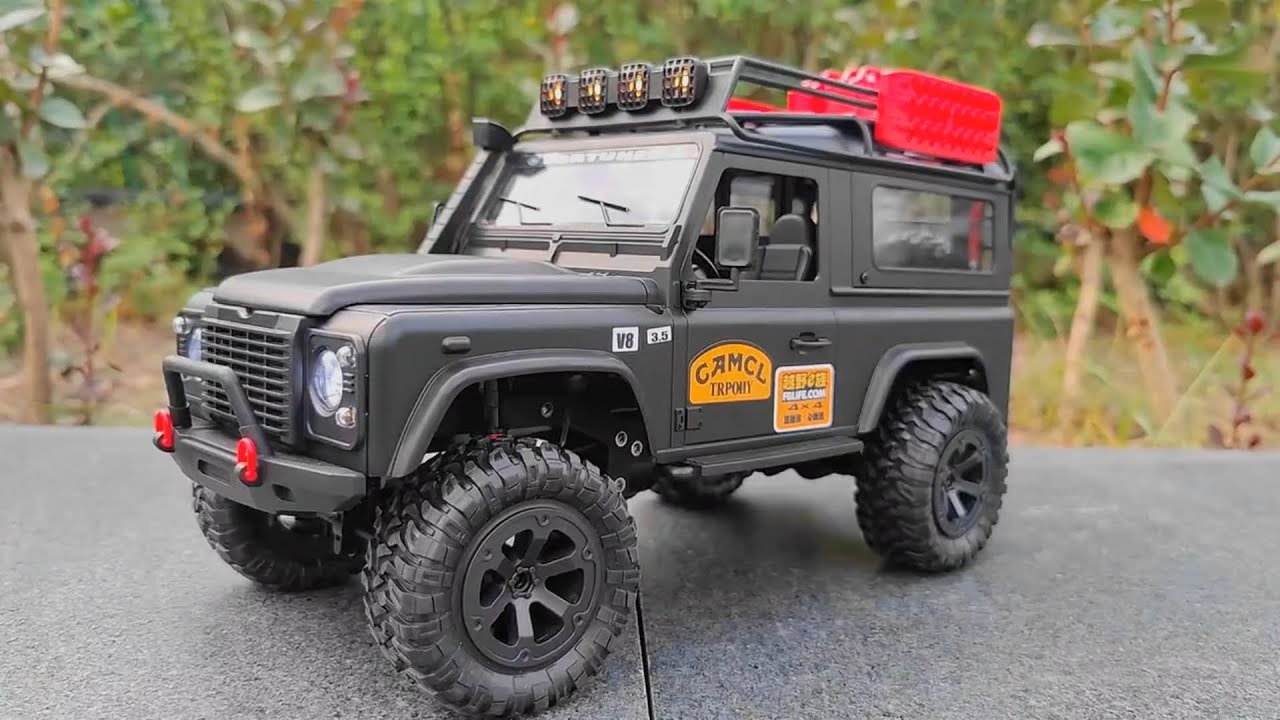 Rc Off-Road Crawler Car Strobo LED Fayee FY003-5A Unboxing & Testing - Rc Unboxing Ark
