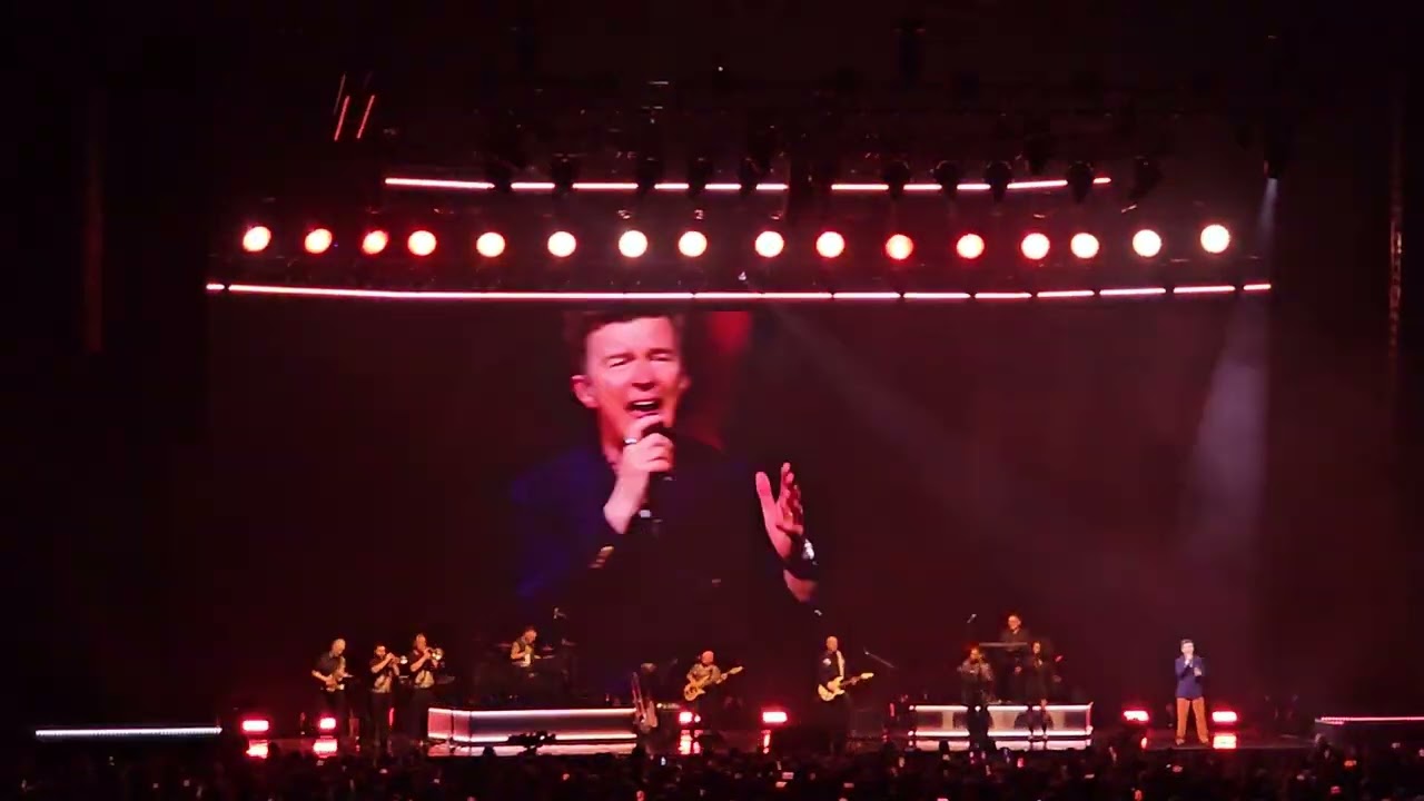 Last 20 minutes from Rick Astley Birmingham 2024 including AC/DC Highway to Hell and Never Gonna....