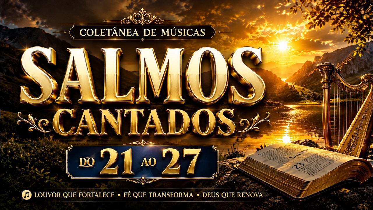 🙏 LOUVOR PROFÉTICO BASEADO NOS SALMOS 21 AO 27 | ADORAÇÃO A JESUS CRISTO #salmos #adoração #louvores
