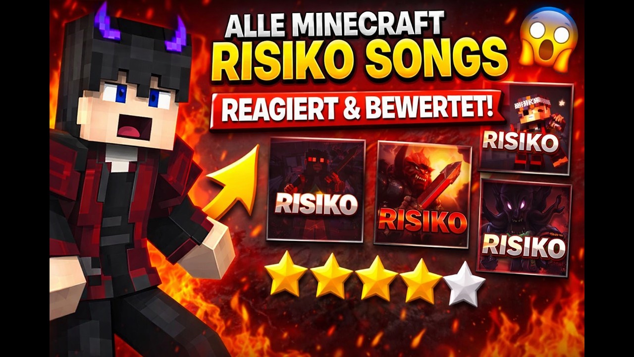 Ich Reagiere auf ALLE Minecraft RISIKO Songs