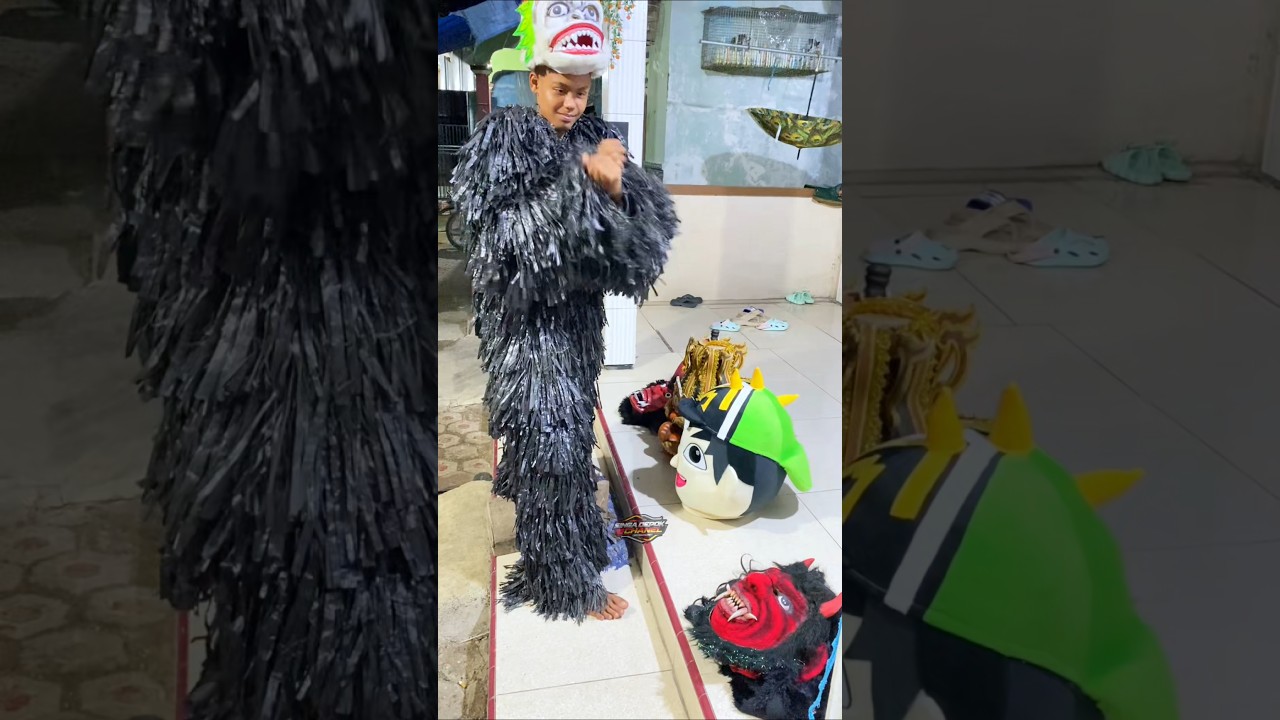grandong coba ganti topeng #grandong #kostum #buto