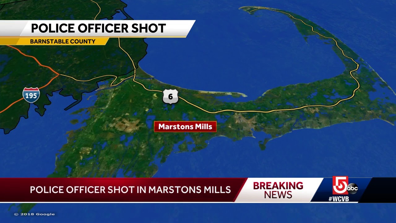 Breaking News: Police officer shot in Marstons Mills