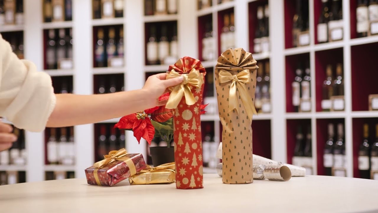 The Simple Way to Wrap A Wine Bottle