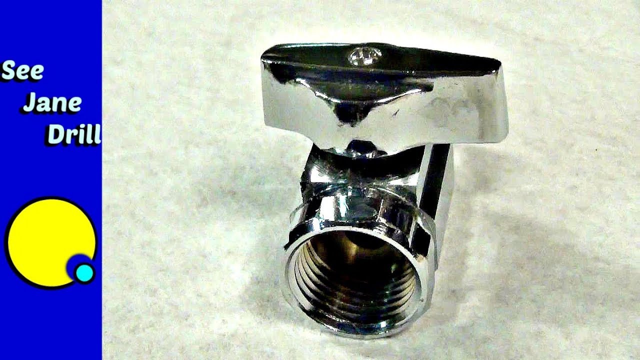 How to Install a Threaded Water Shut-off Valve