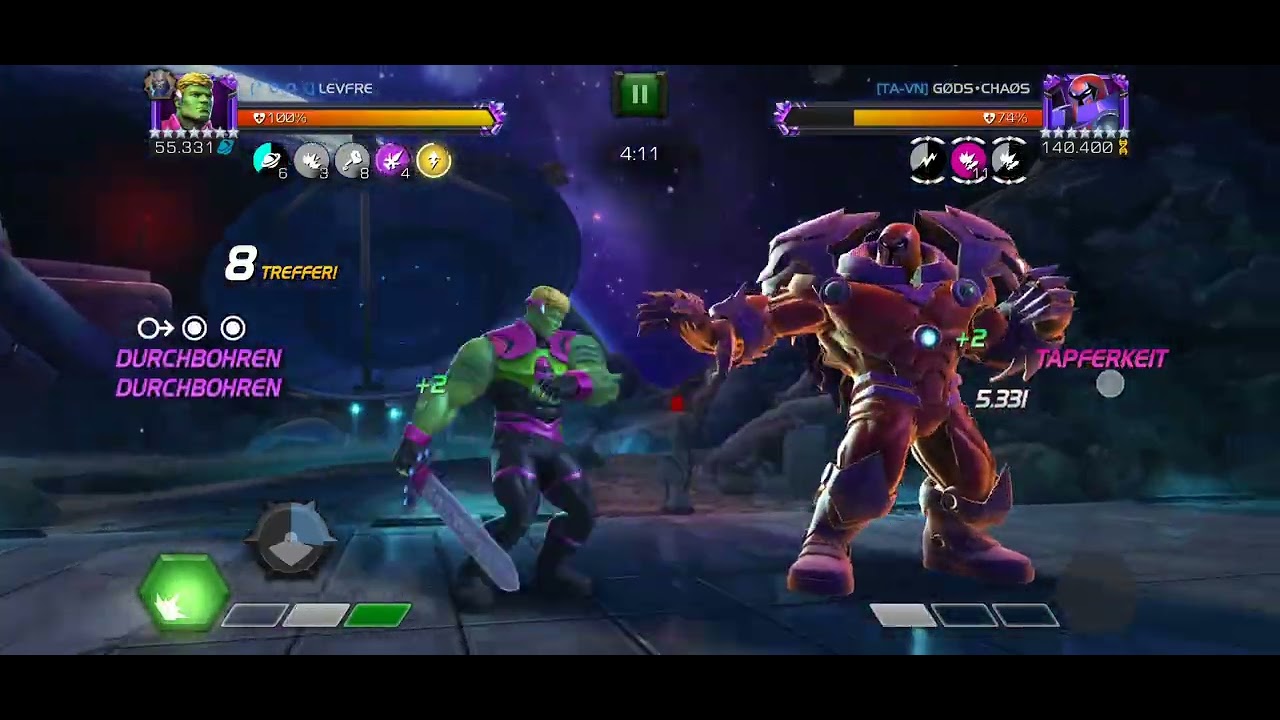 Mcoc AW Off Season 65 Hulkling vs. Node 43 Onslaught