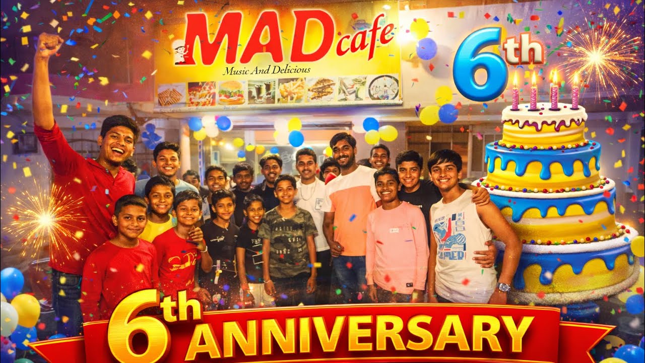 Mad cafe  Ke 6 Saal Complete 🎉| surprise gift (30/50) | 50 days challenge for surprise gift 
