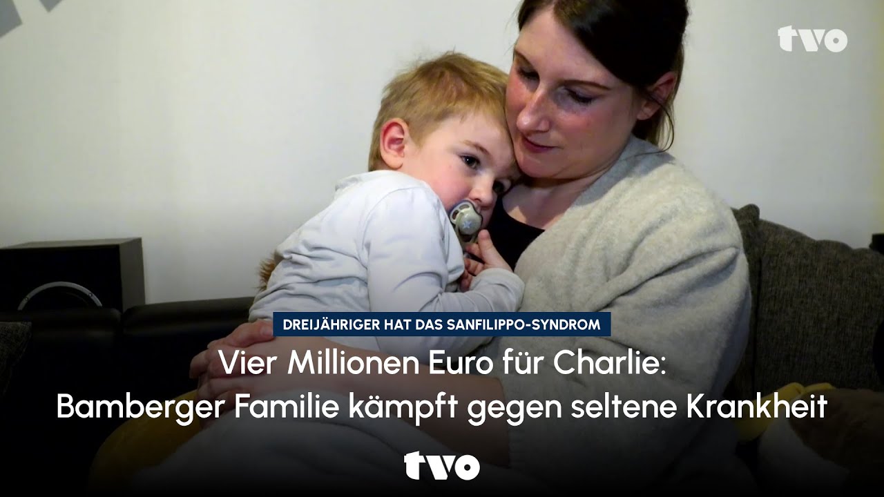 Vier Millionen Euro für Charlie: Bamberger Familie kämpft gegen seltene Krankheit