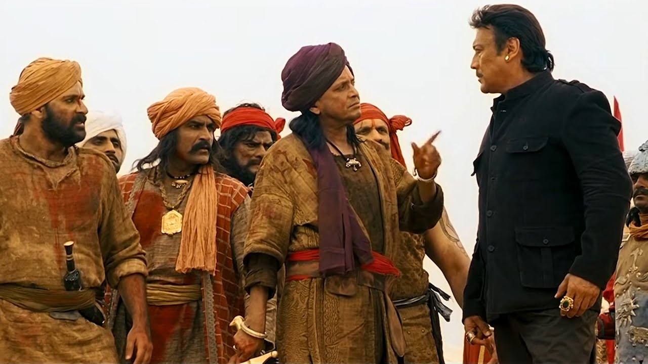 तू होगा अँगरेज़ का गुलाम चल दफा होजा हमारी ज़मीन से - Mithun Chakraborty, Jackie Shroff - Veer Scene