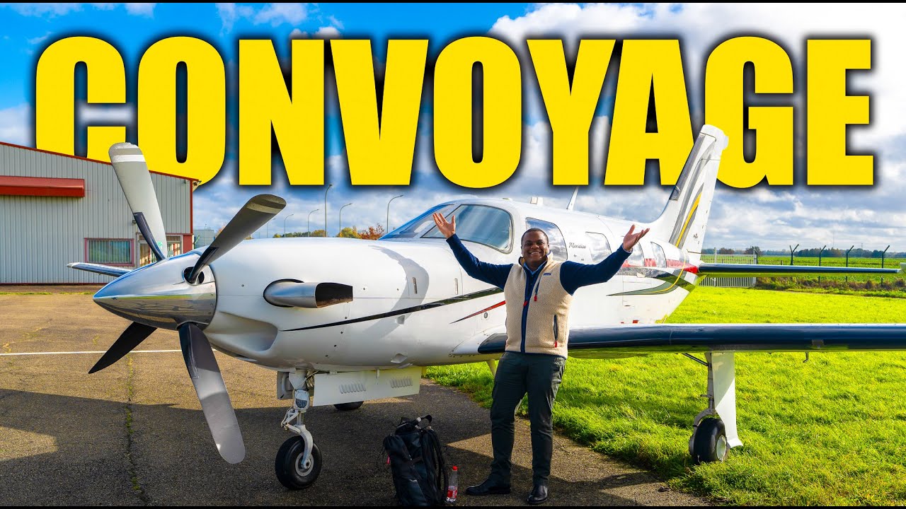 MISE EN PLACE ET CONVOYAGE D'UN PIPER M500 I VOL DE MONTPELLIER À PARIS I TOUR EIFFEL I SONY A7IV📽️
