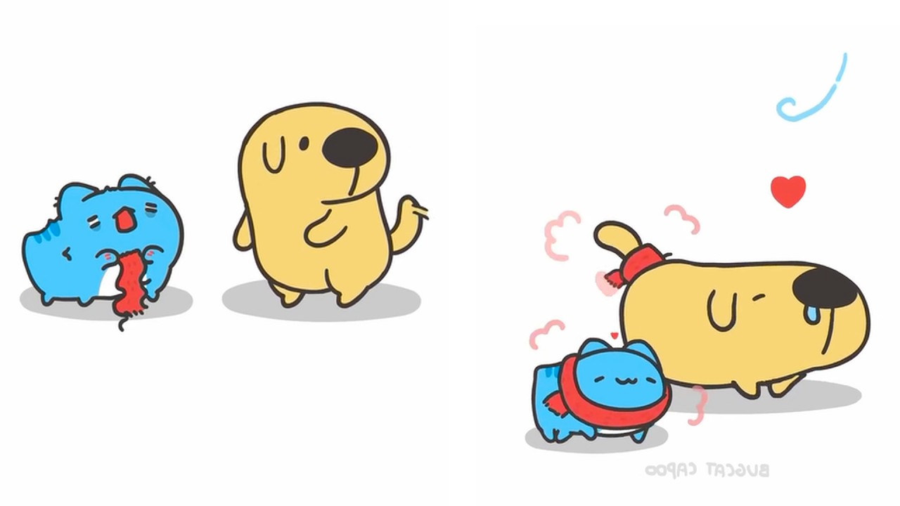 BugCat-Capoo Comics With Cute Ending -Videos Compilation #35